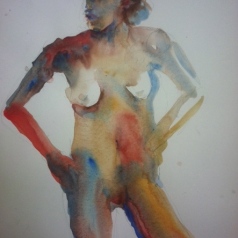 "Color Study" Watercolor 11x15 $175